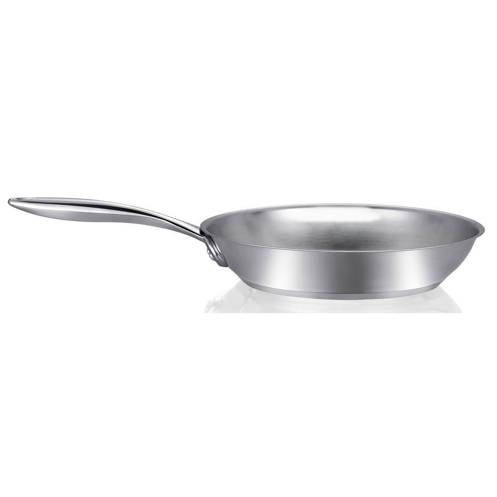 10 In. Stainless Steel Pan, 100% Ptfe-Free Restaurant Edition in Stainless Interior