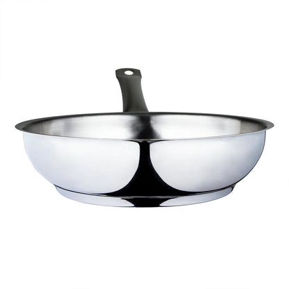 Serenk Modernist Stainless Steel Frying Pan 24 Cm