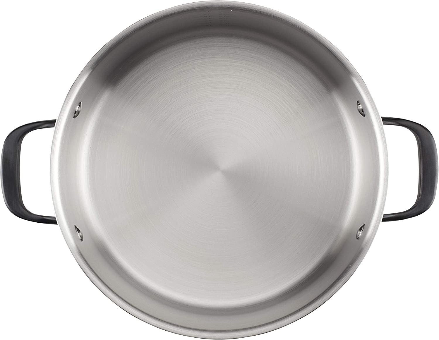 5-Ply Clad Stainless Steel Cookware Pots and Pans Set, 10 Piece, Polished Stainless