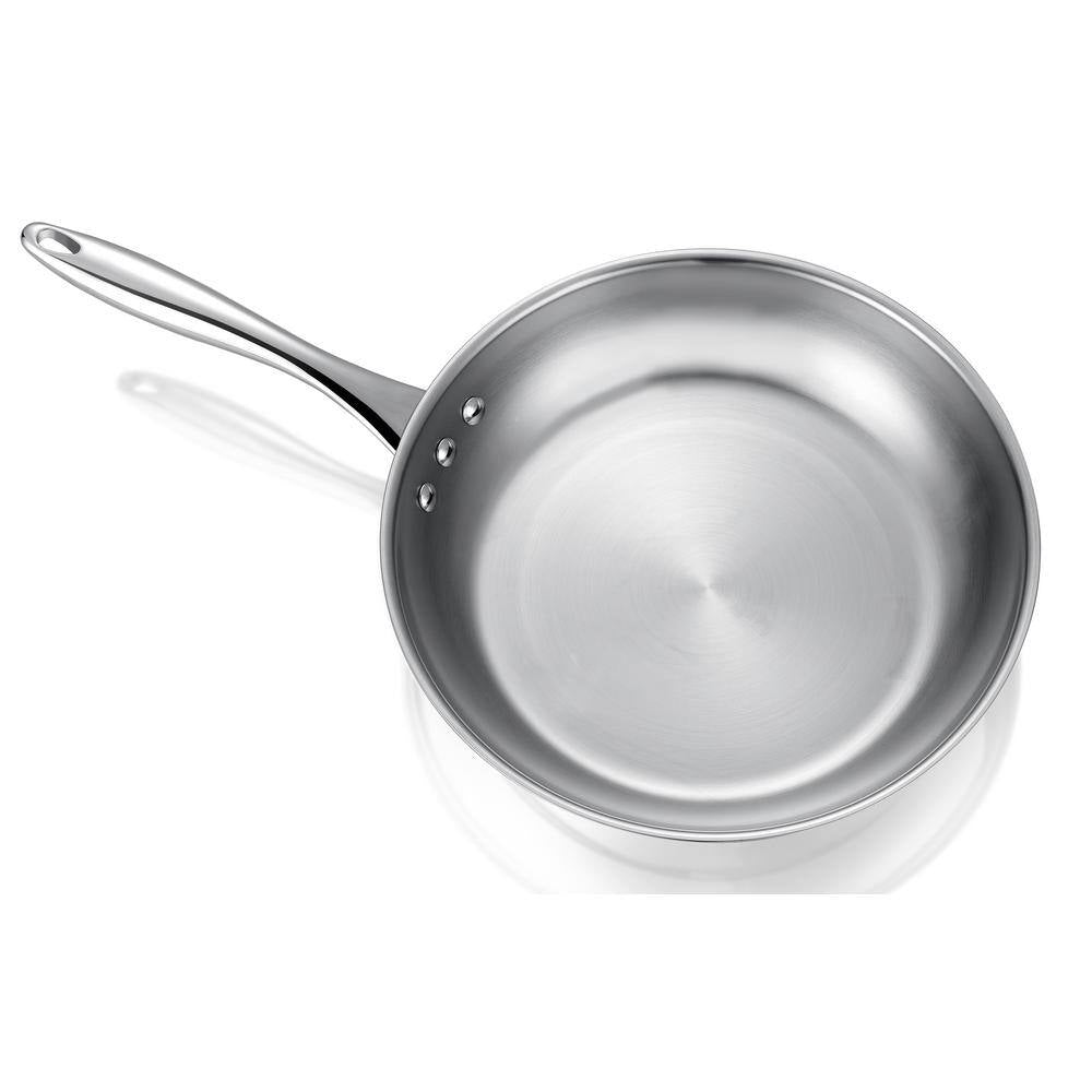 10 In. Stainless Steel Pan, 100% Ptfe-Free Restaurant Edition in Stainless Interior