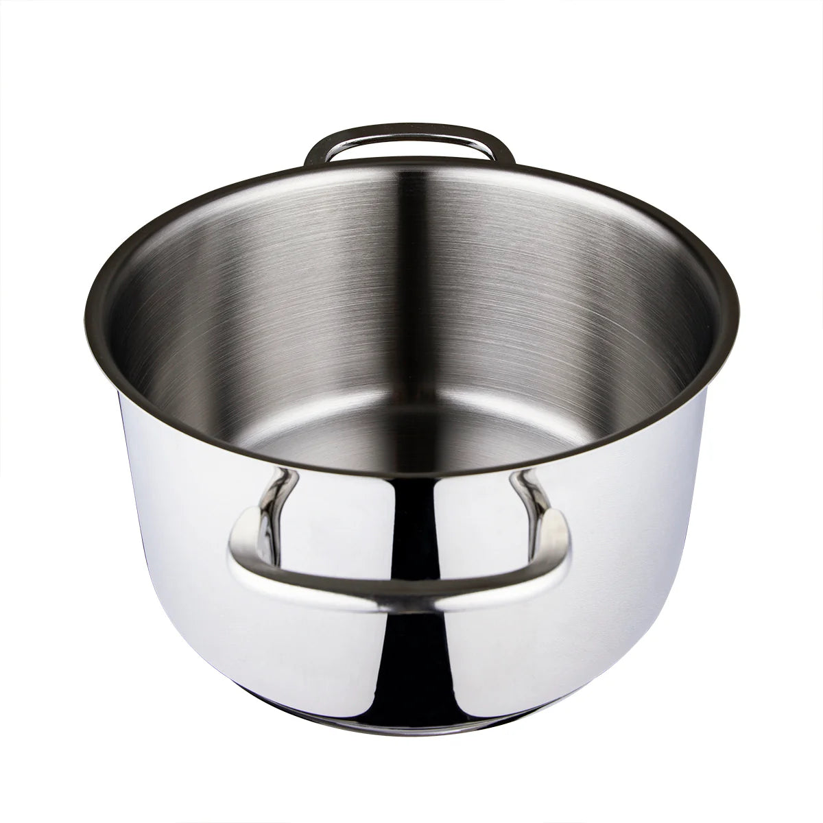 Serenk Modernist Stainless Steel Stock Pot, 20 Cm